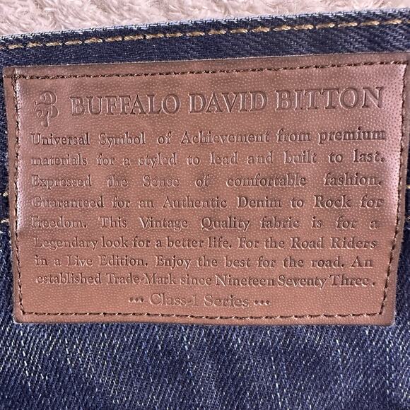 Buffalo David Bitton Men’s jeans Six slim Straights 36 (38x32) Cotton polyester - Picture 15 of 16